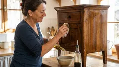 Hoe azijn en olijfolie uw houten meubels snel hun verloren glans kunnen teruggeven.